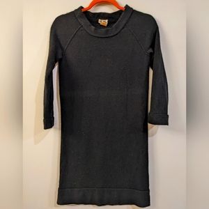 J. Crew black cashmere sweater dress